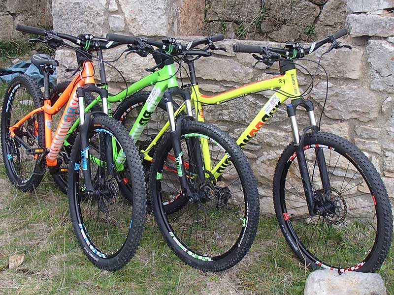 hardtail mountainbike for hire at Bike Wales